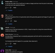 Fans in the YouTube comments section reacting to the streamer getting Ronaldo in FIFA 23 (Images via Live Speedy/YouTube)